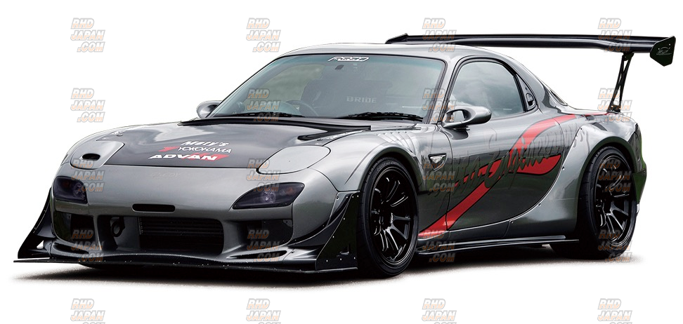 FEED Afflux GT3 3D Front Cowl Under Board - RX-7 FD3S